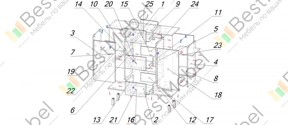 Комод дания 21 bms