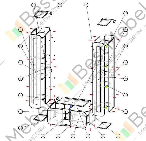 Схема CAB LIFT PUMP, MANUAL HYD