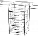 Схема сборки Письменный стол для двоих Дублин-1 BMS