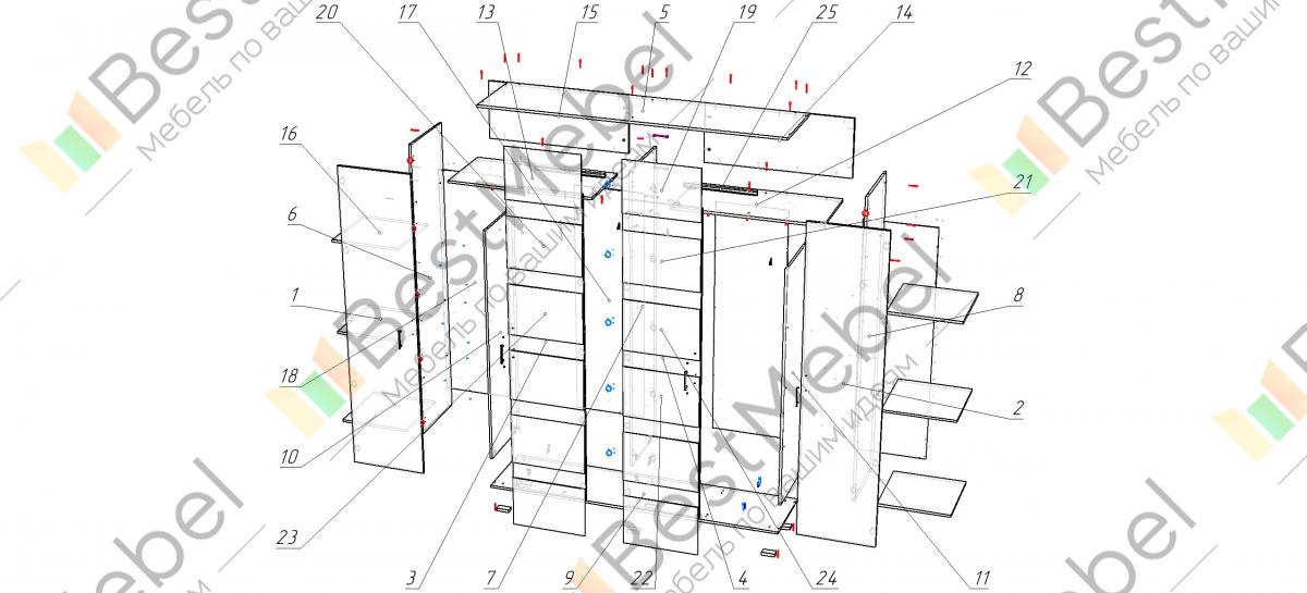 Шкаф белла схема сборки