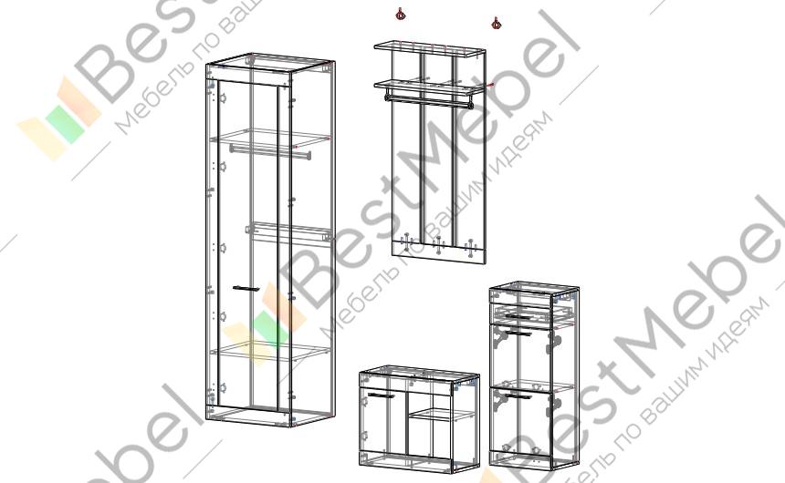 Brw мебель схема сборки
