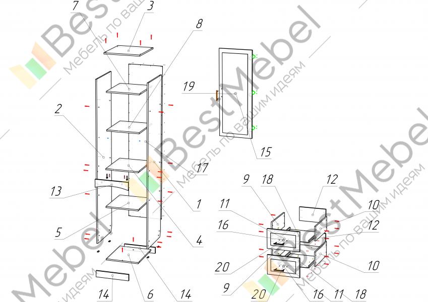 Пенал Селена Evo BMS