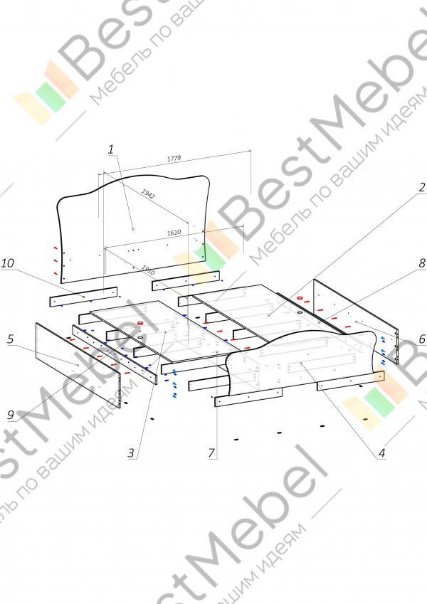 Кровать алиса инструкция по сборке - 4sofa.ru