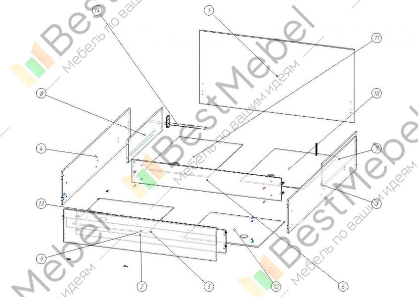 Кровать лагуна 2 схема сборки
