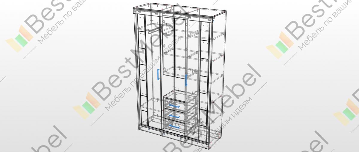 Схема сборки шкафа купе феникс