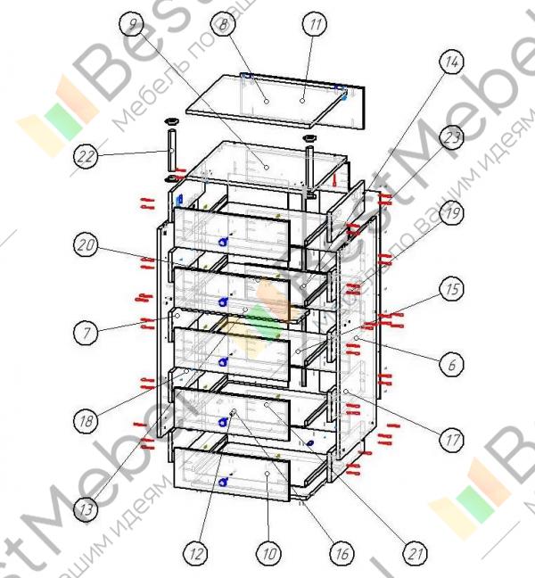 Комод аризона 10 bms