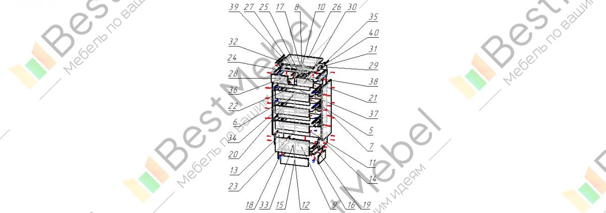 Комод infinity блеск 10 bms