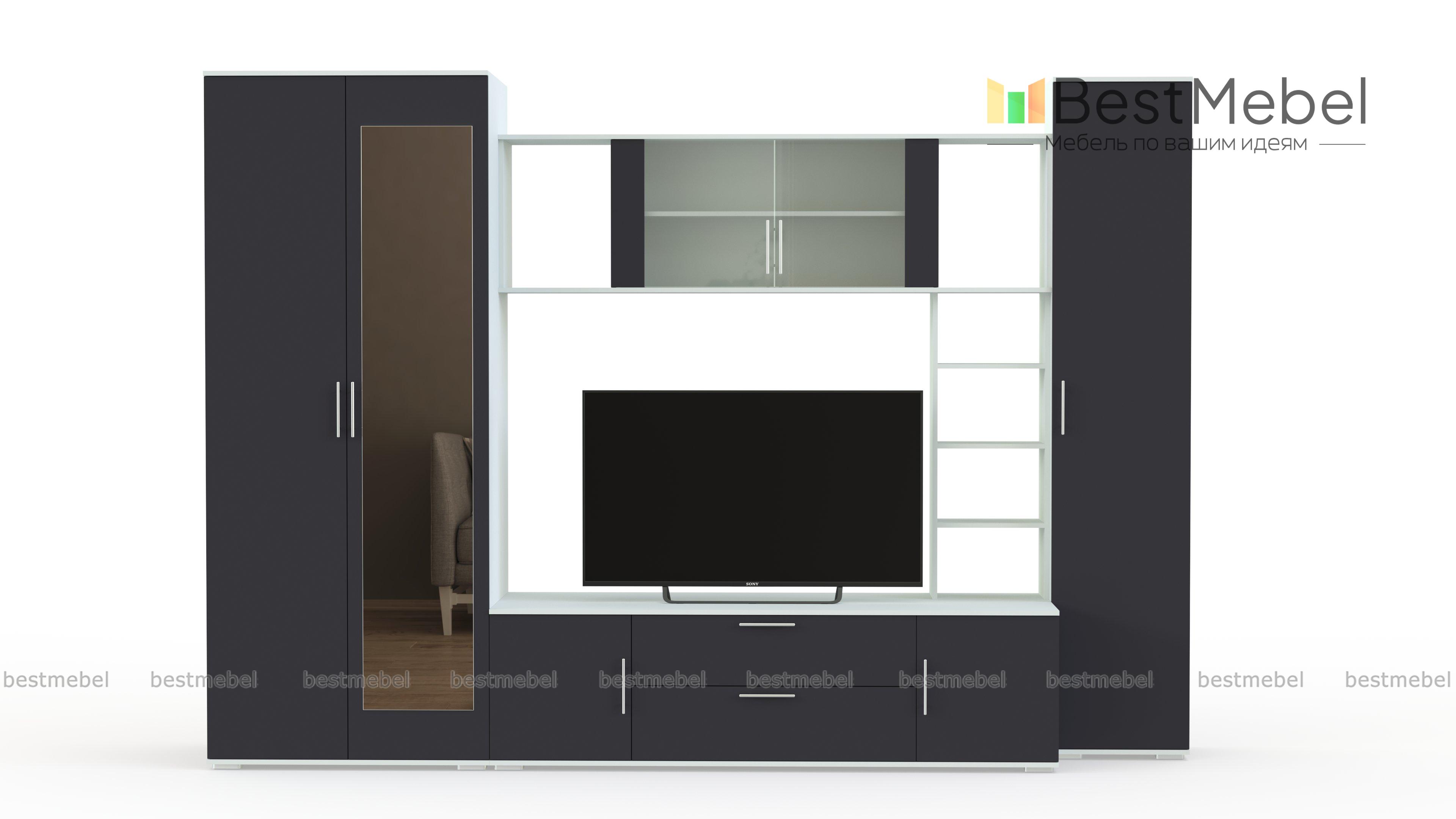 Стенка для гостиной Милан BMS