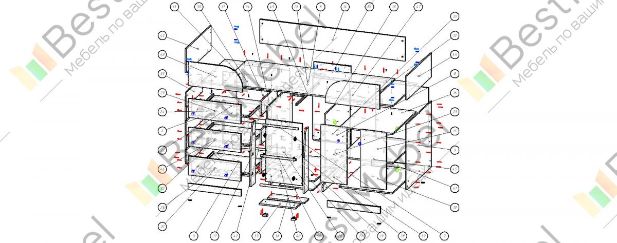 Кровать чердак юниор 4 схема сборки