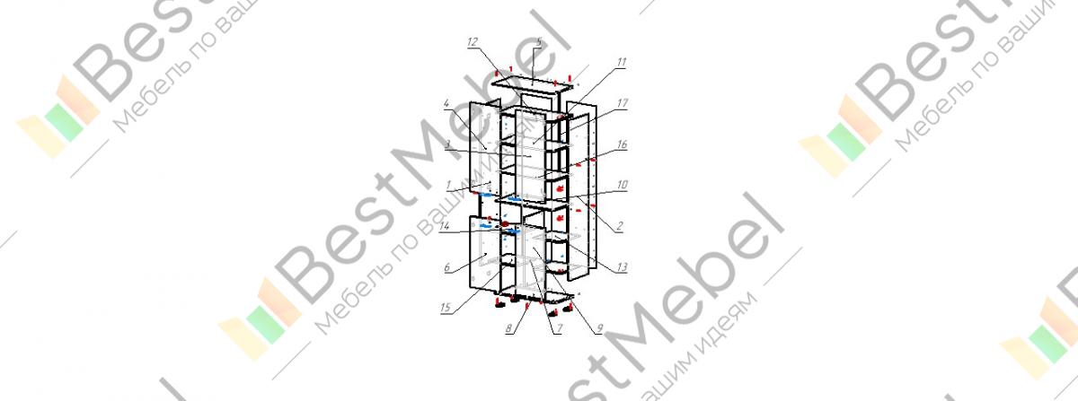 Шкаф эконом 9 bms схема сборки