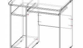 Стол компьютерный ширина 150 см