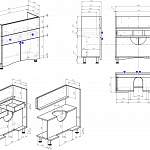Схема сборки Тумба для ванной комнаты Ньют 2 BMS
