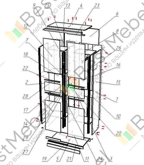 Встроенные шкафы-купе