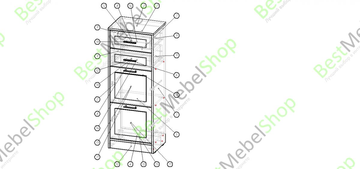 Тумба для обуви восток схема сборки