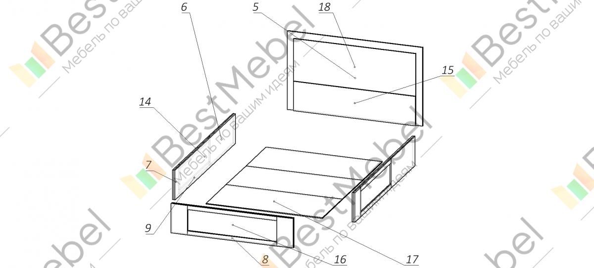 Схема сборки мягкой мебели
